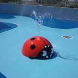 coccinelle jet d'eau-jeux aquatiques